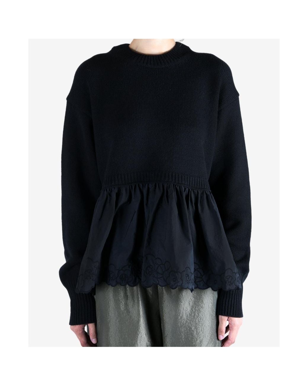 CECILIE BAHNSEN Black Bera Jumper