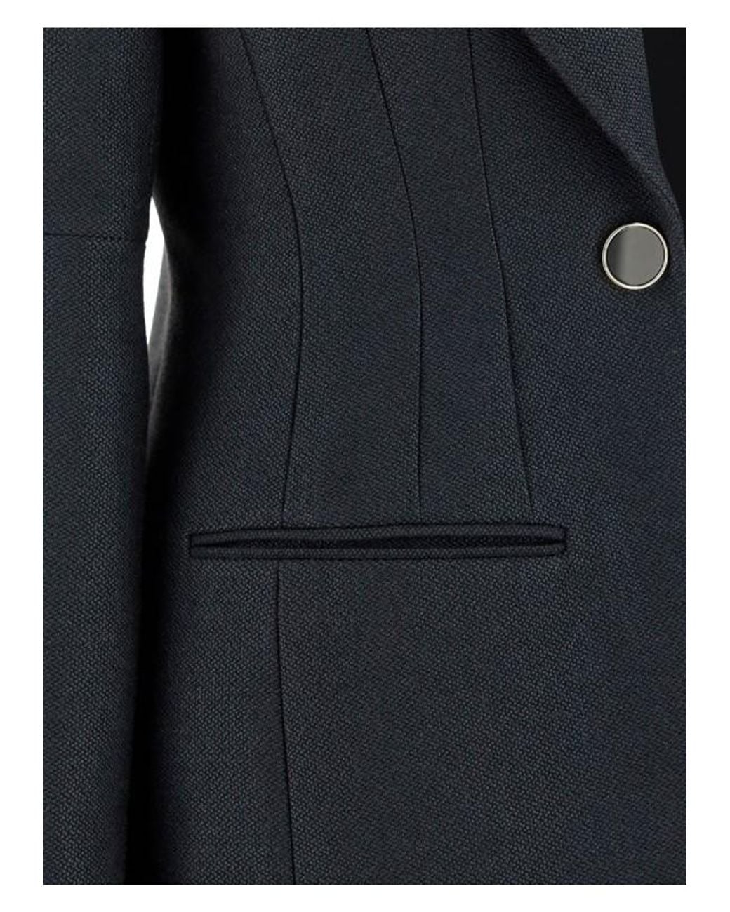 Chloé Black Chloé Double-Breasted Tailored Blazer