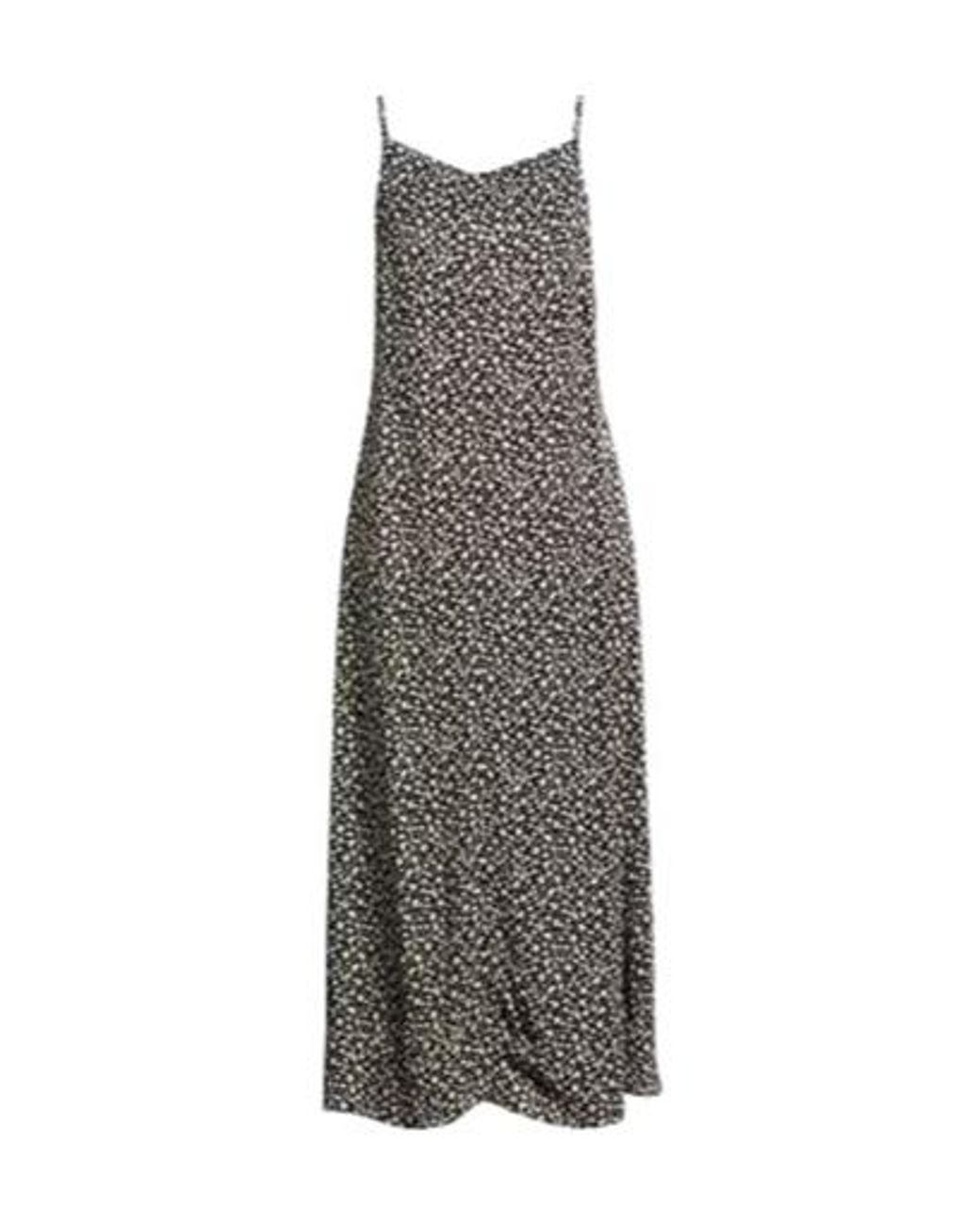 MAX&Co. Gray Fitted Floral Dress