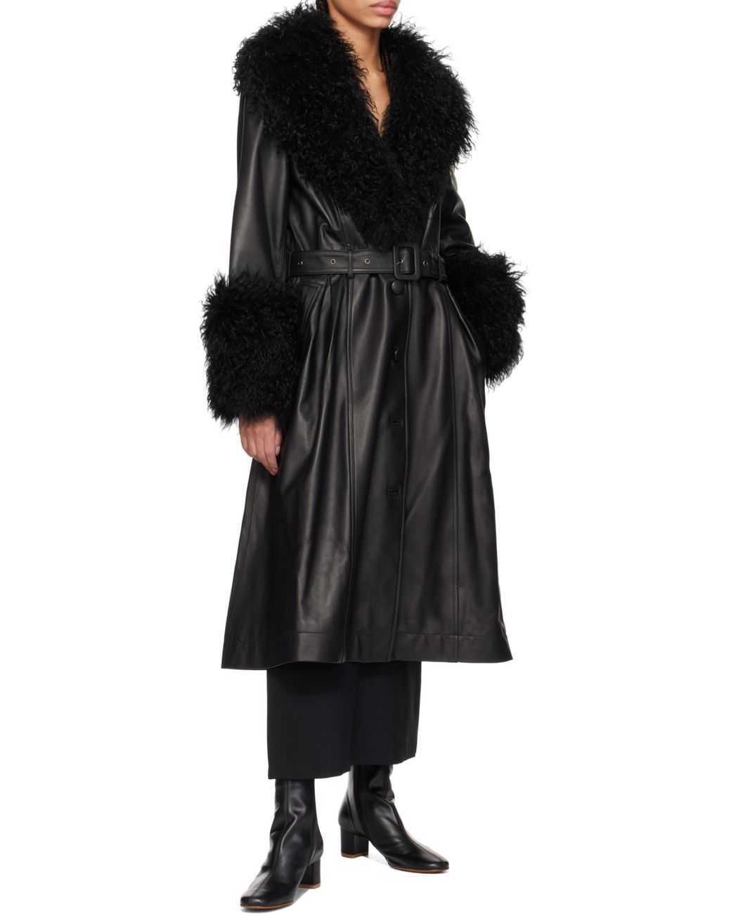 By Far Black High-Heeled Boots