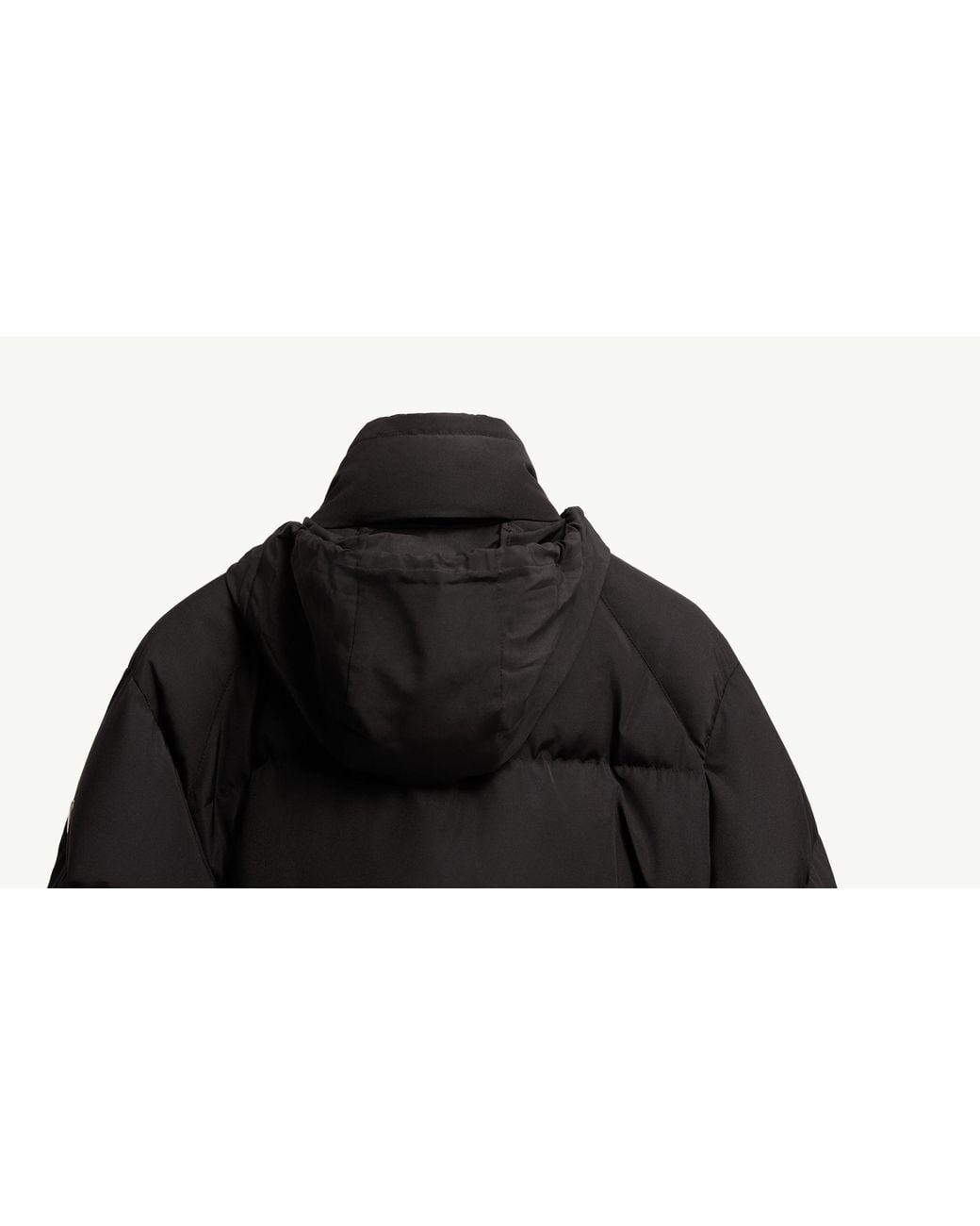 Moncler Black Verone Button-Up Puffer Jacket