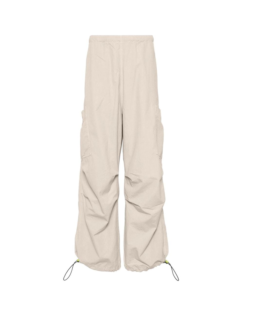 Barrow Natural Panelled Cotton Wide-Leg Trousers for men