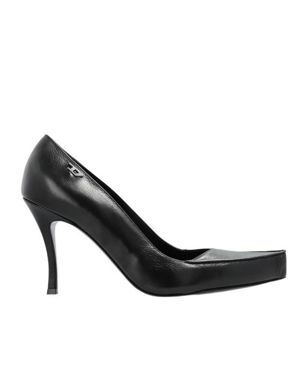 DIESEL Black D Lucette Platform Heeled Pumps