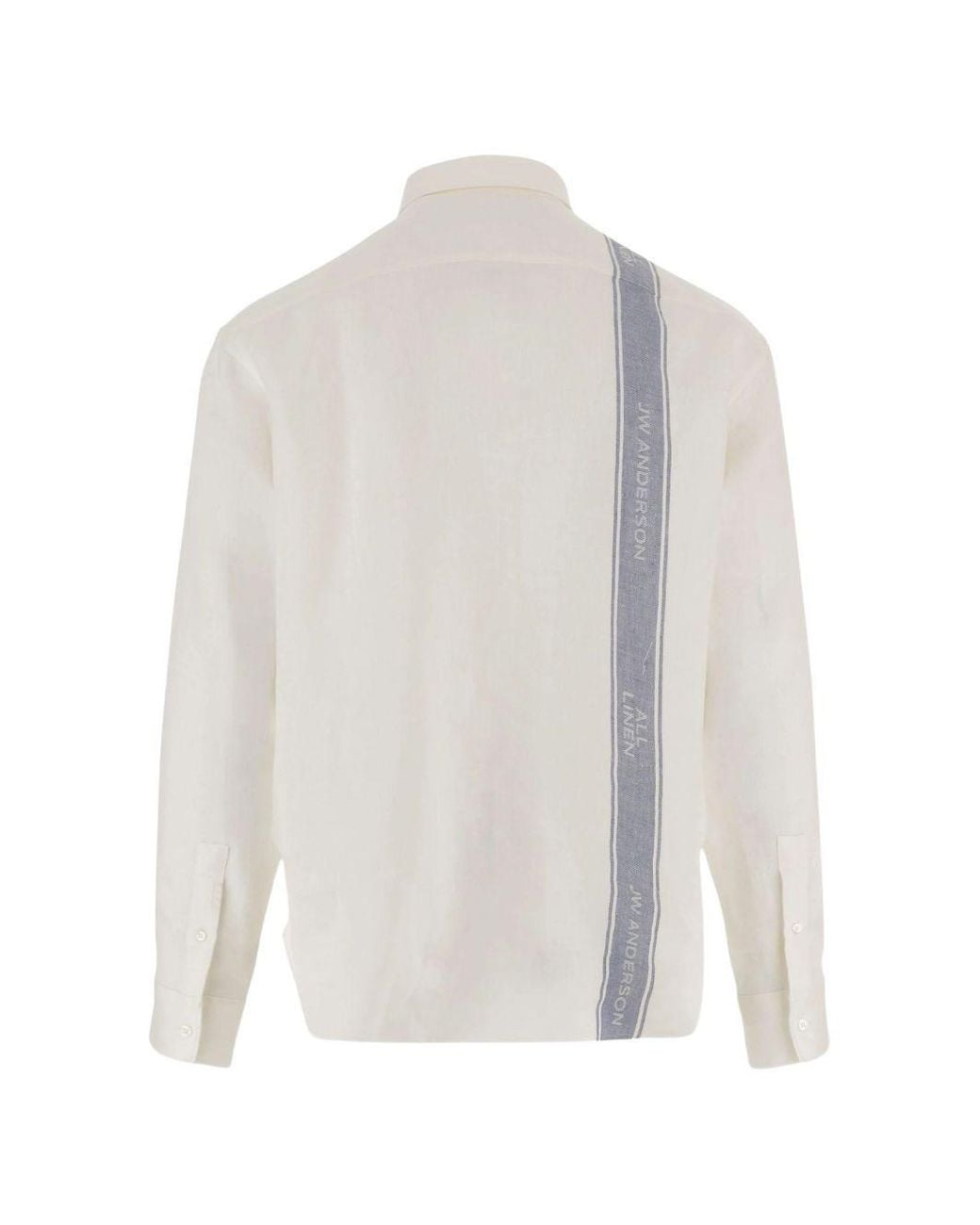 J.W. Anderson White Linen Shirt for men