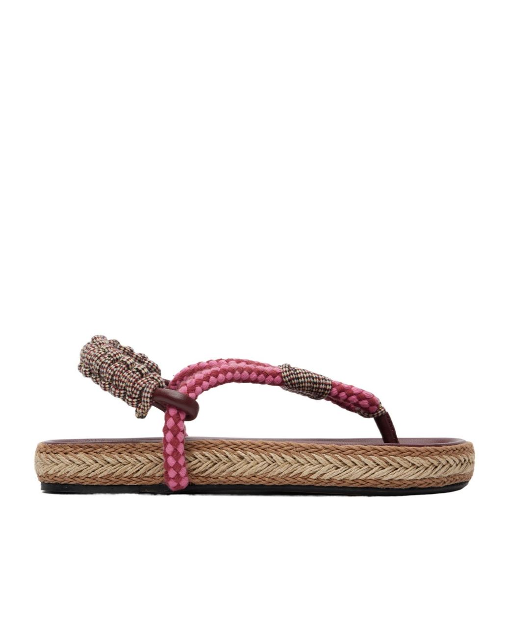 Isabel Marant Brown Gypso Braided Sandals