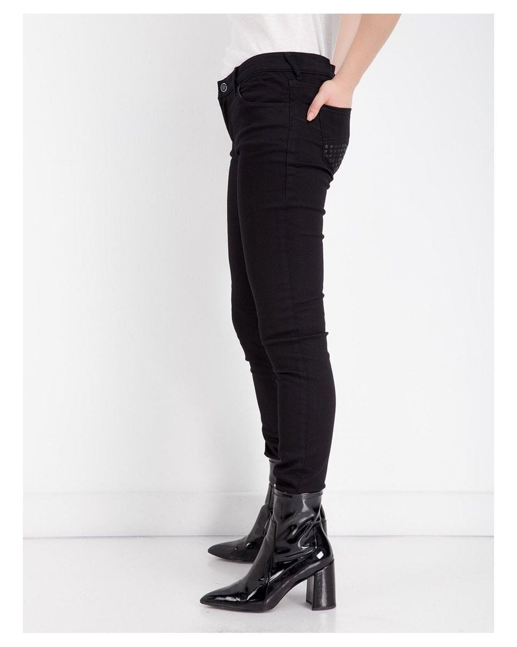 Armani Jeans Black Logo Jeans