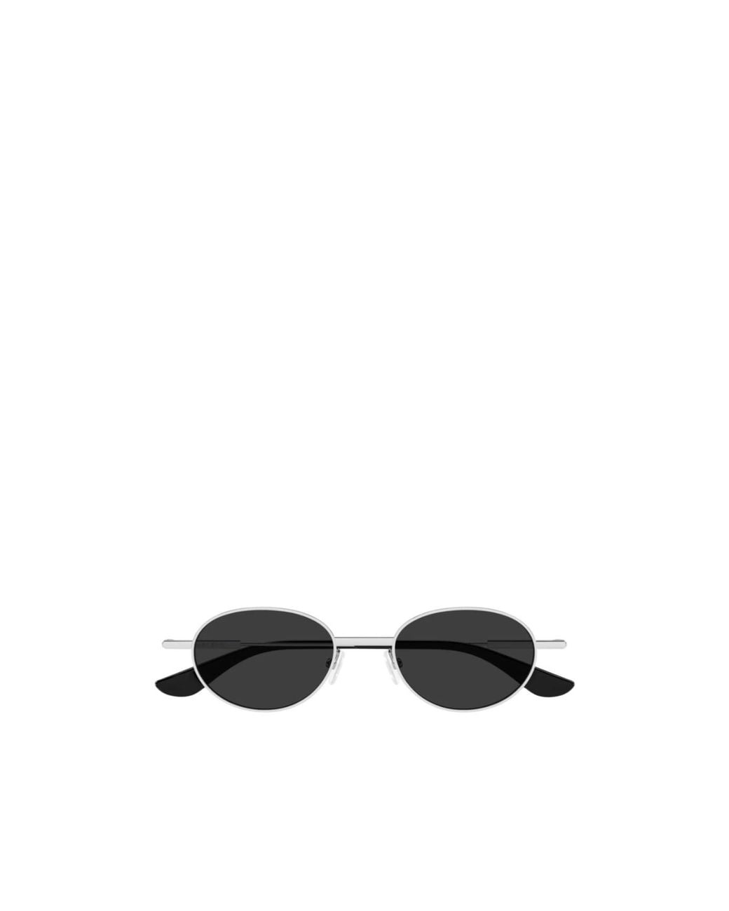 McQueen White Eyewear Oval Frame Sunglasses for men