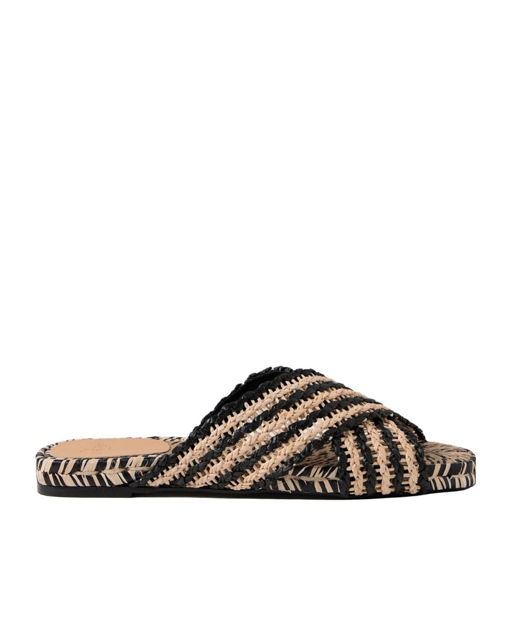 Castaner Brown Two-Tone Patchwork Slippers