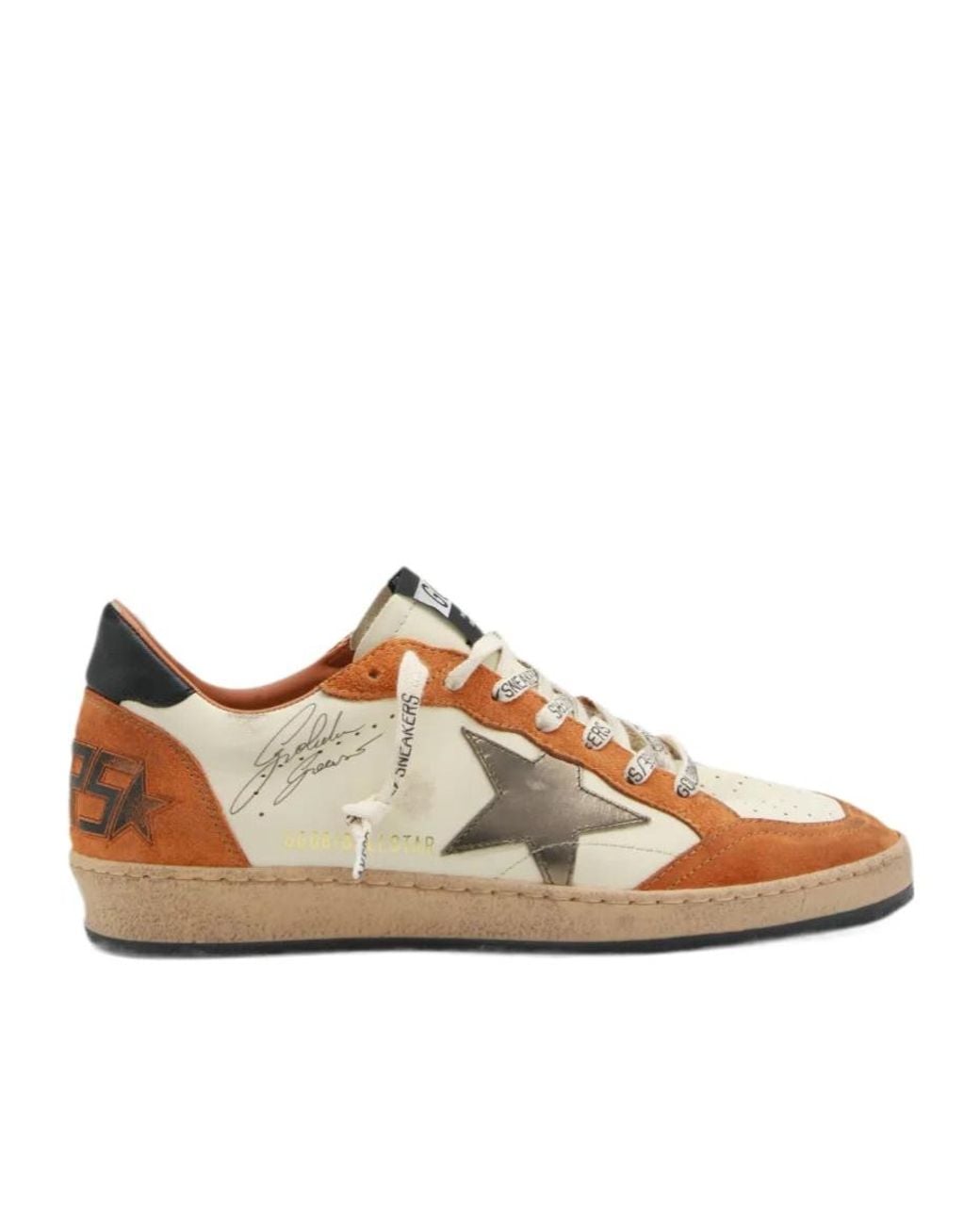 Golden Goose Deluxe Brand Brown Ballstar Low-Top Sneakers for men