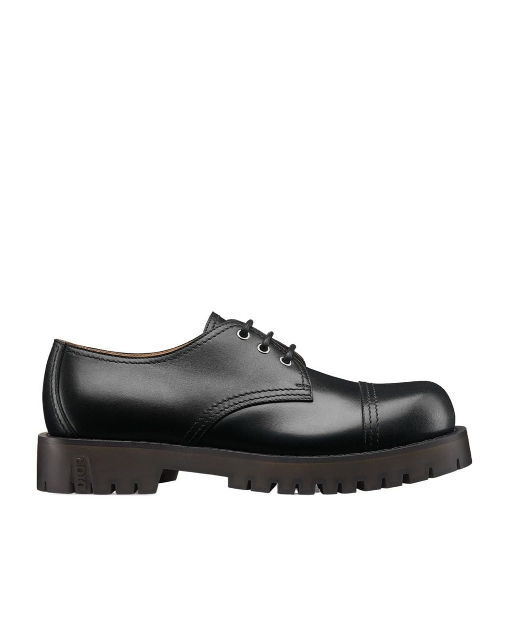 Dior Homme Round-Toe Lace-Up Shoes in Black for Men | Lyst