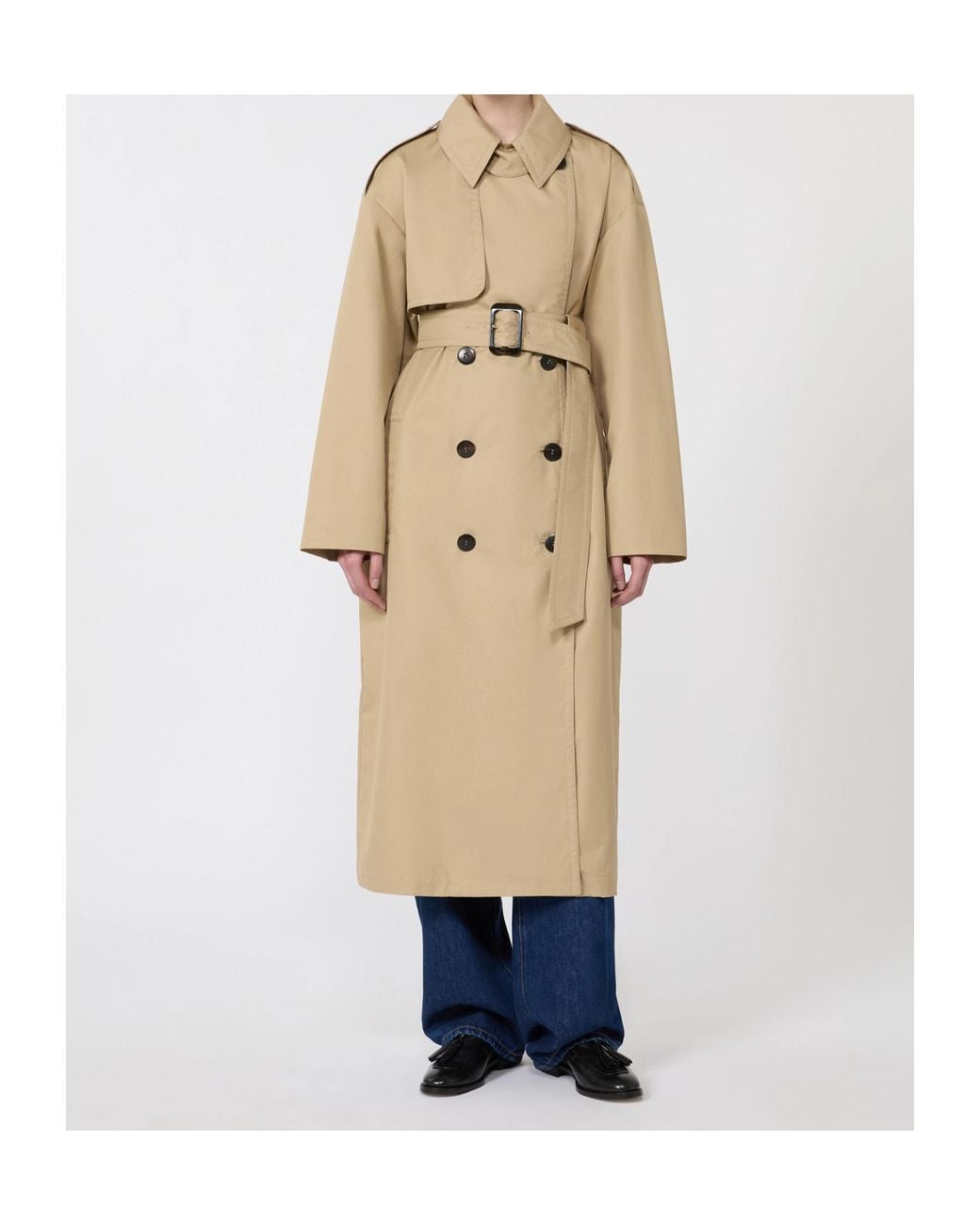 Max Mara Natural Studio Mstcharme Belted Raincoat