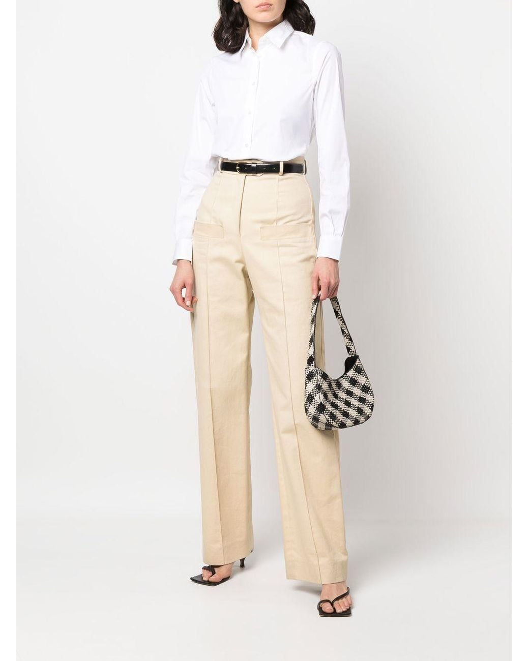 Aspesi White 'Mod.5422' Icons Stretch Shirt