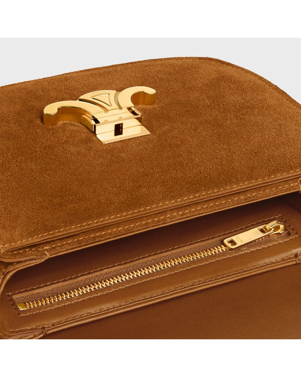 Céline Brown Chain Besace Clea
