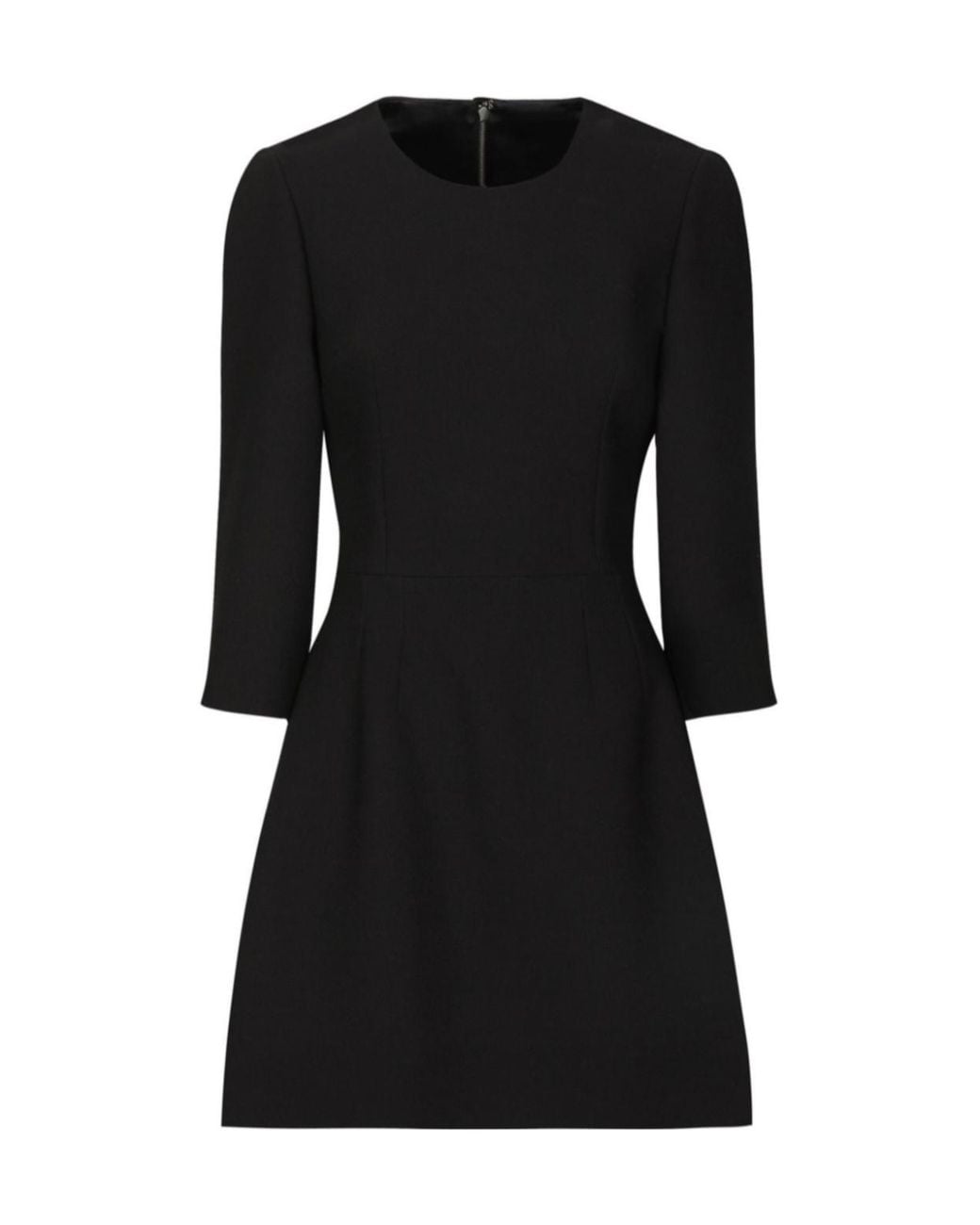 Dolce & Gabbana Black Dart-Detailing Minidress
