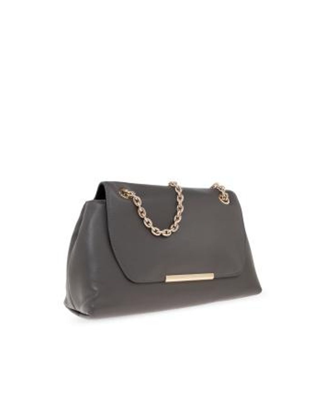 Furla Gray Nadia Small Shoulder Bag