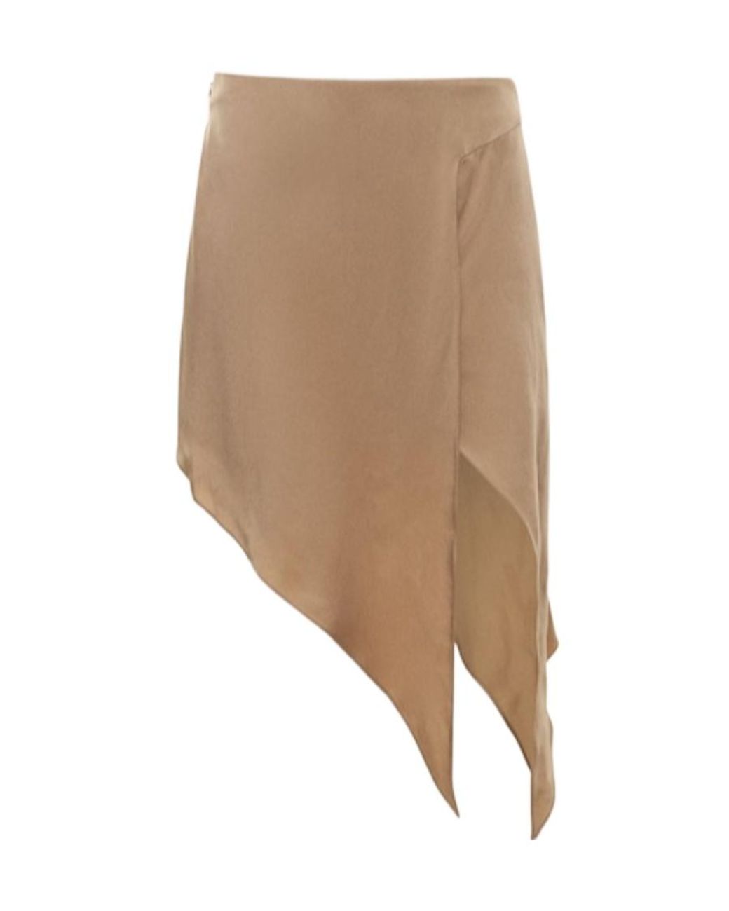 Stella McCartney Natural Asymmetric Mini Skirt