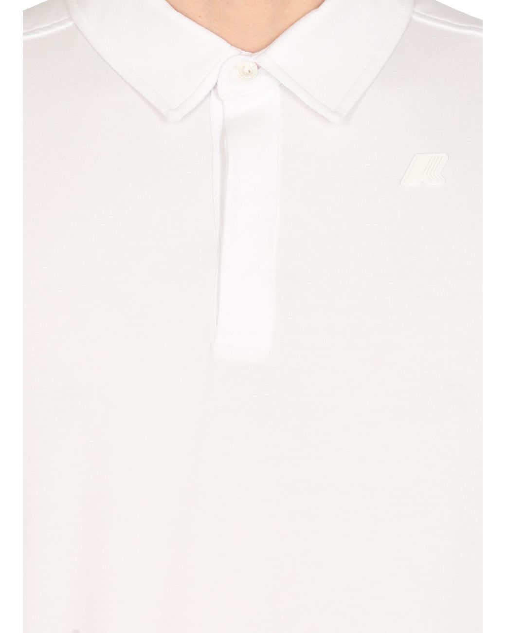 K-Way White Vincelle Polo Shirt for men
