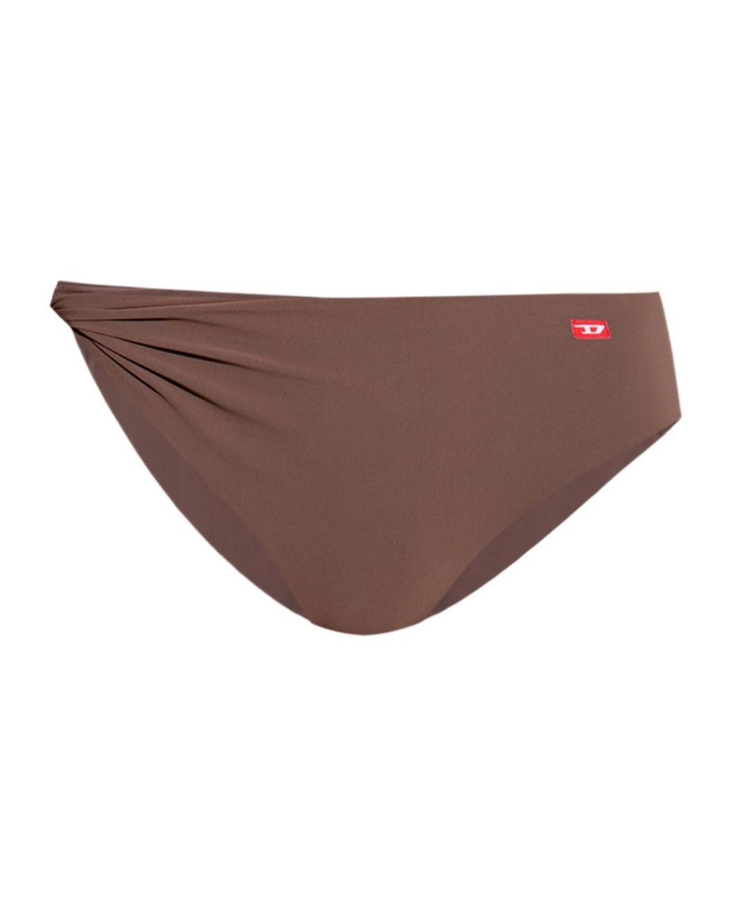 DIESEL Natural Ash Twisted Bikini Bottoms