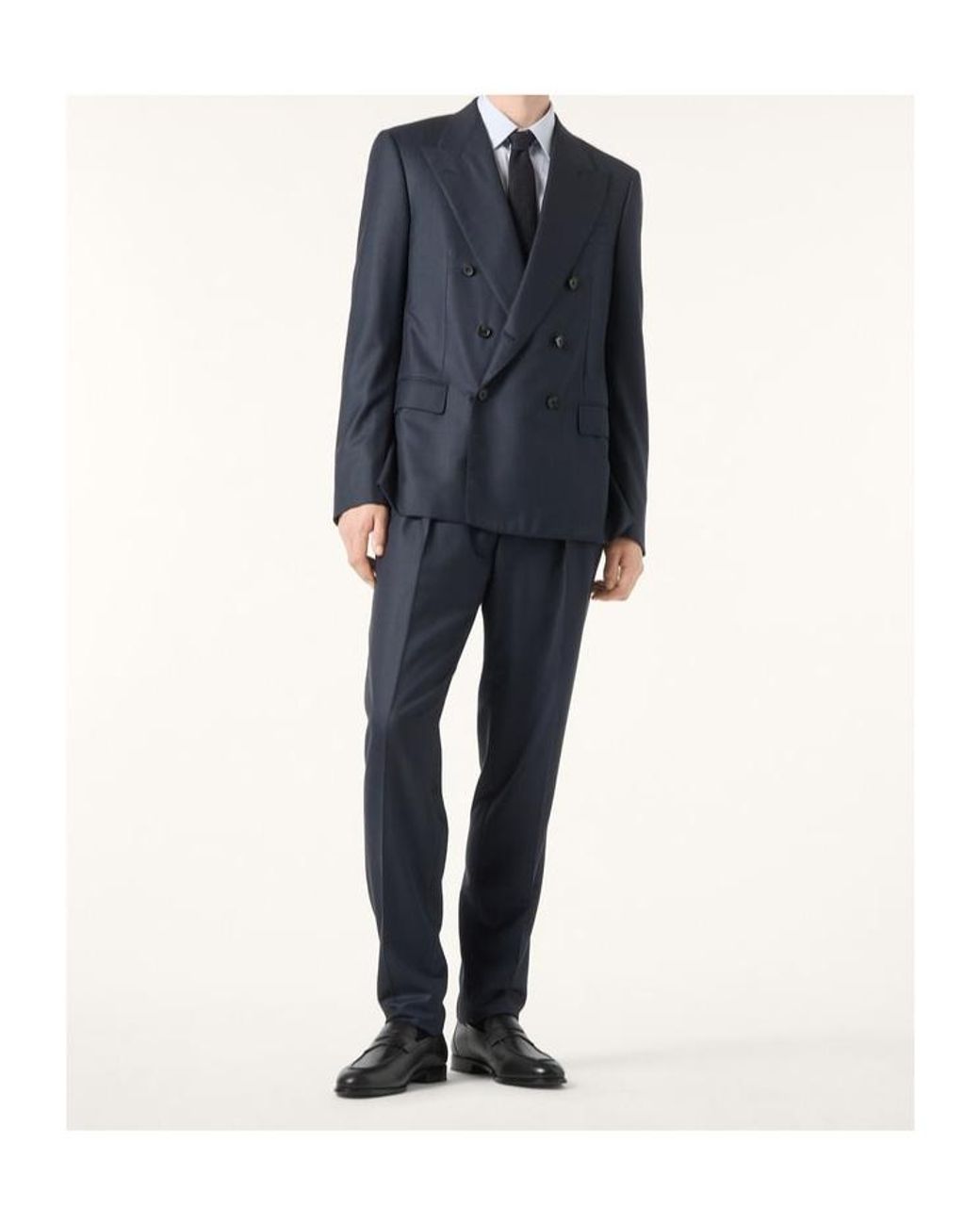 Loro Piana Blue Milano Suit for men