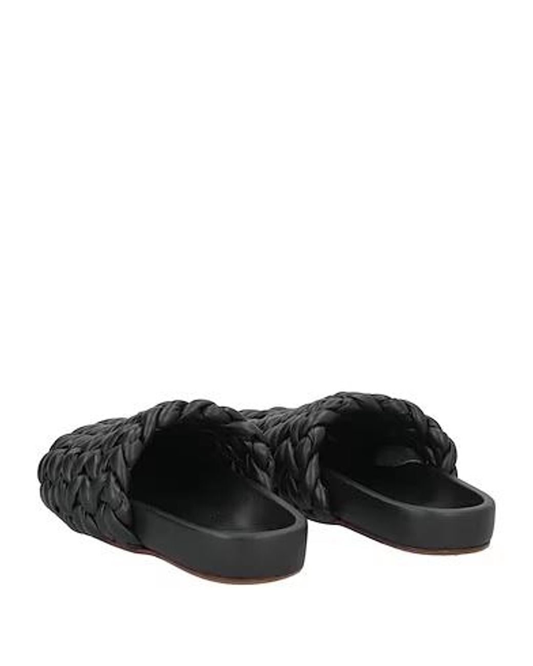 Chloé Black Half-Coverage Slippers