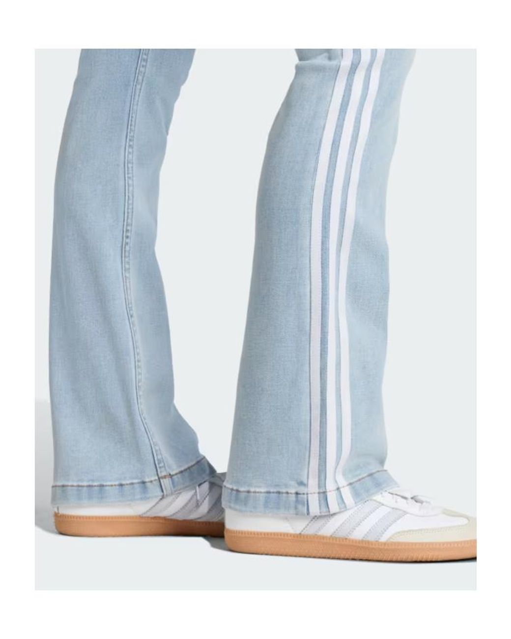 Adidas Originals Blue Flared Jeans