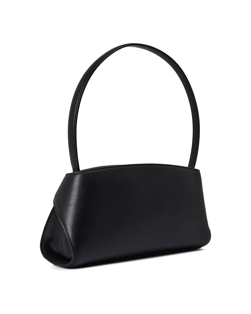 Ferragamo Black Cowhide French Bag, Armpit Clutch