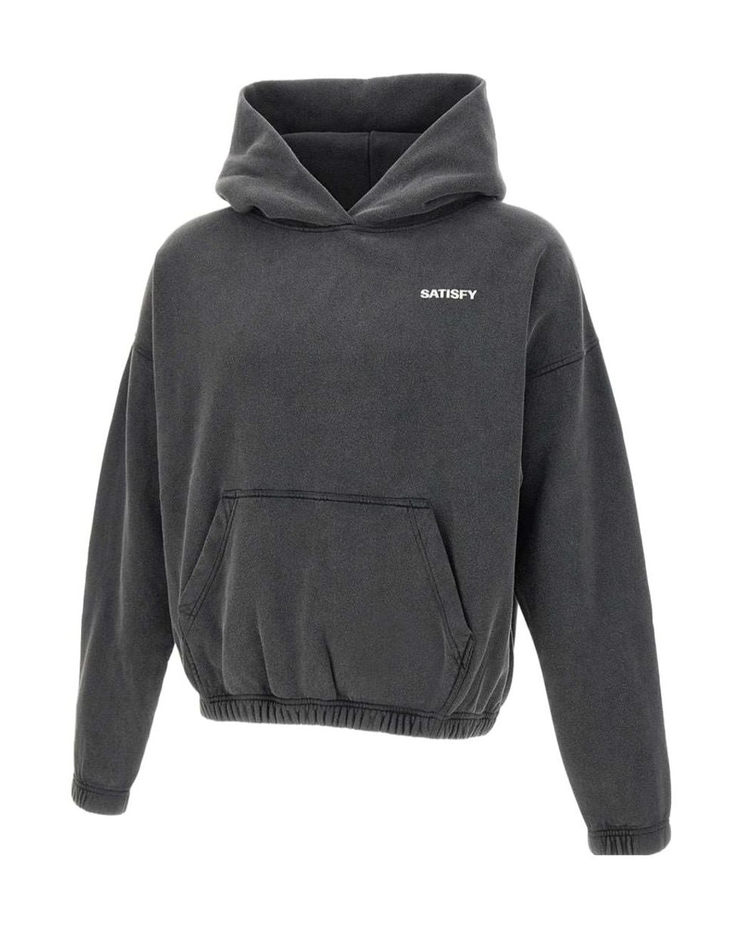 Satisfy Gray Softcell Hoodie for men