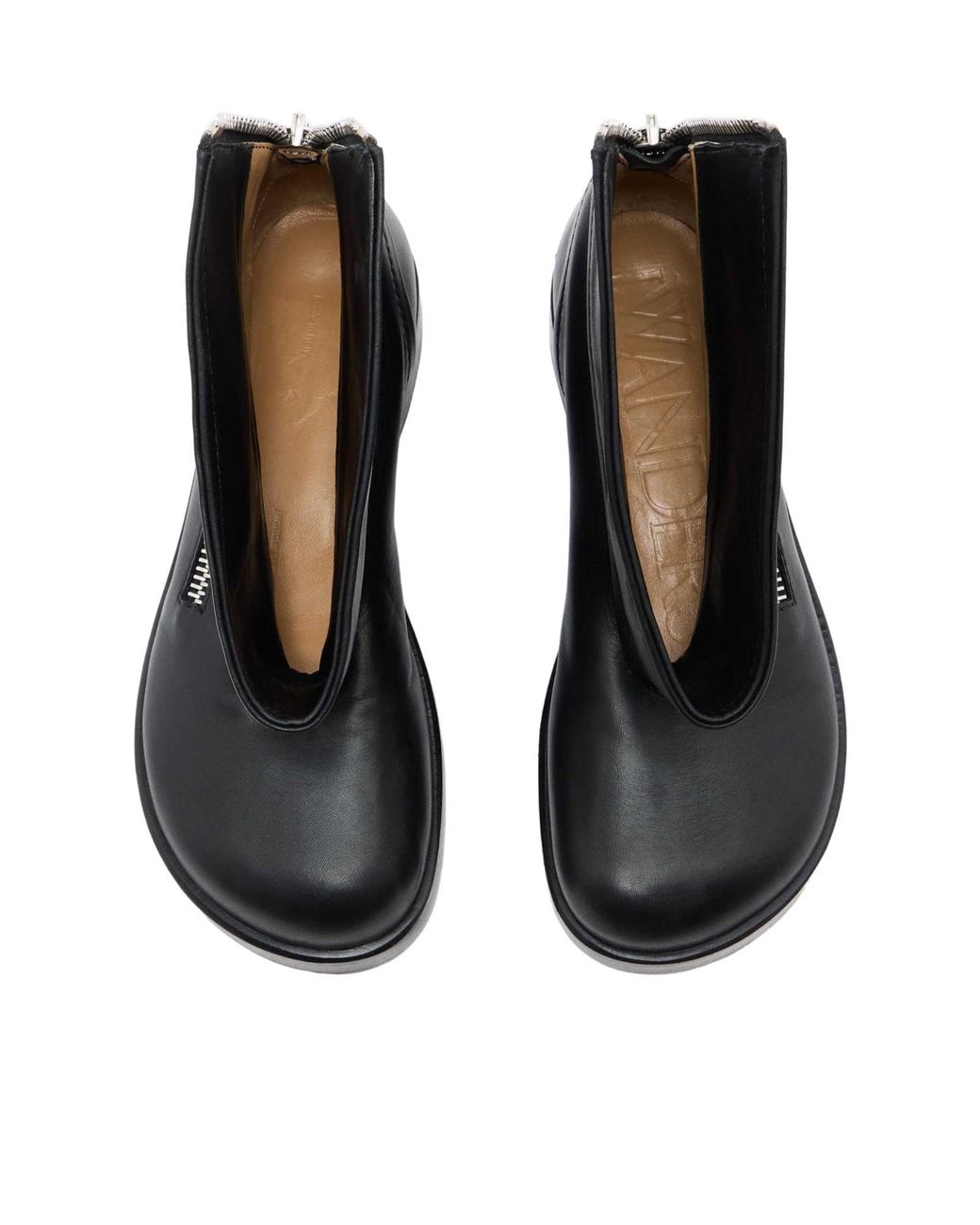 J.W. Anderson Blue Jw Anderson Round Toe Ankle Boots