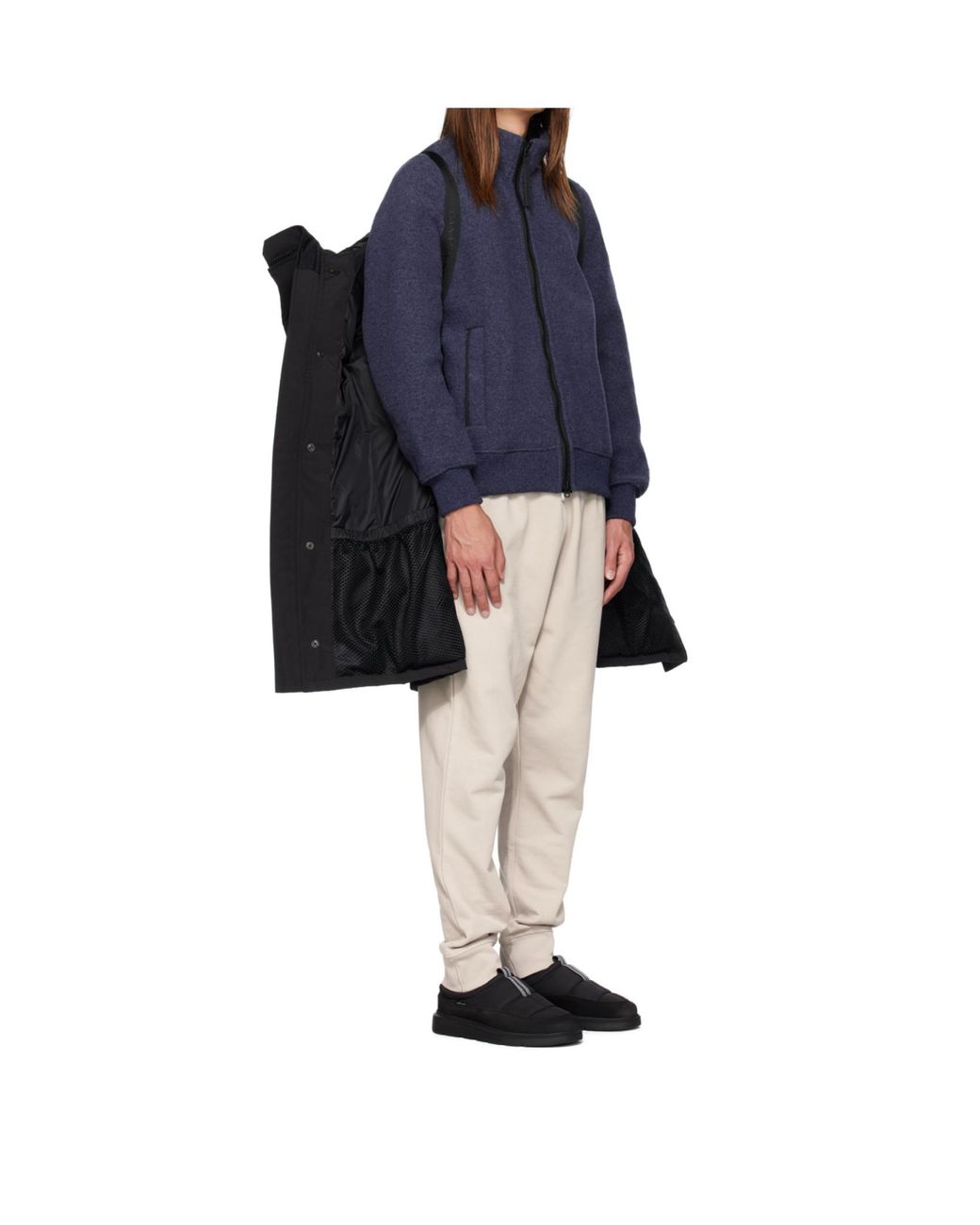 Canada Goose Black Langford Hooded Parka for men