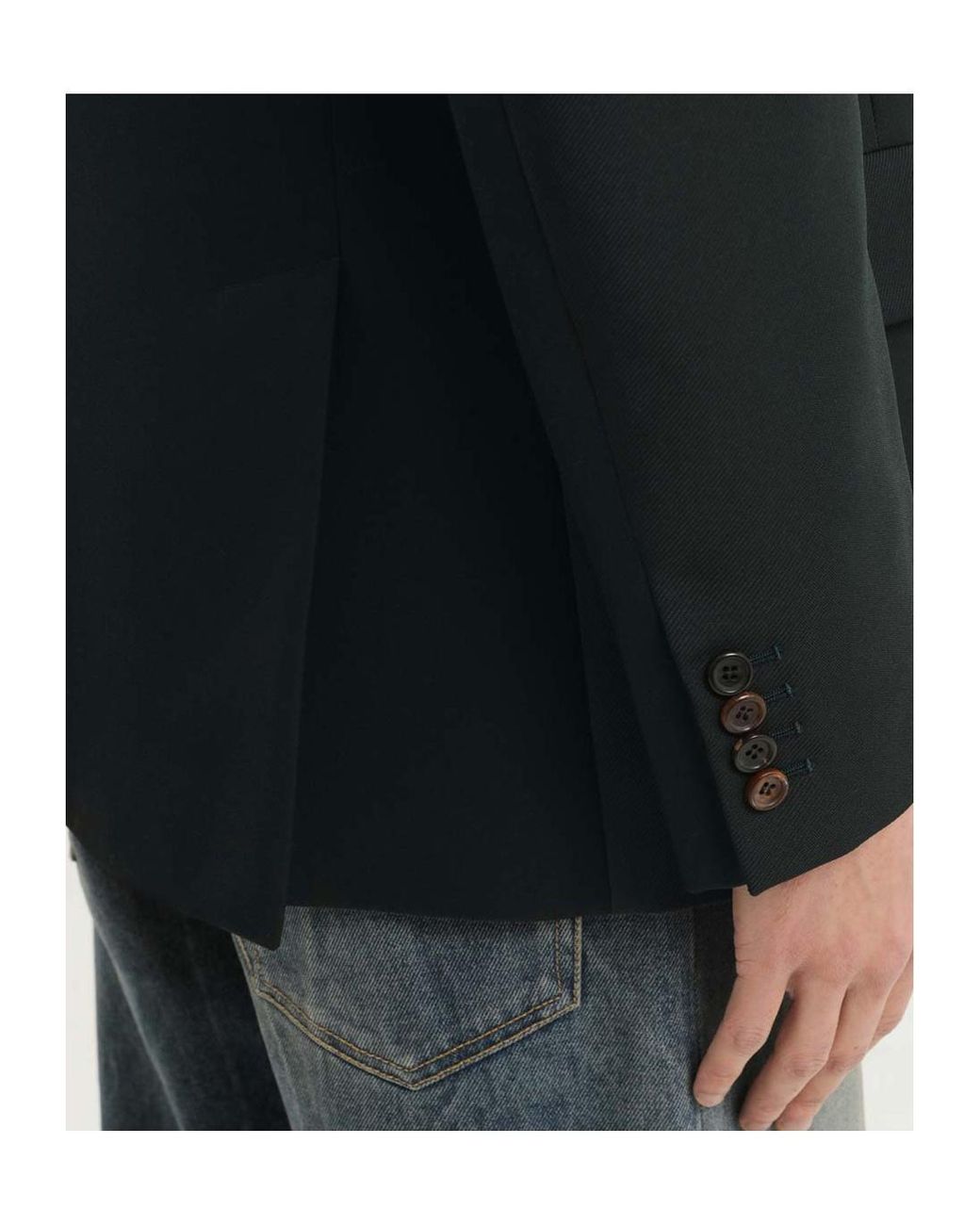 1989 STUDIO Gray Single-Breasted Tailored Blazer for men