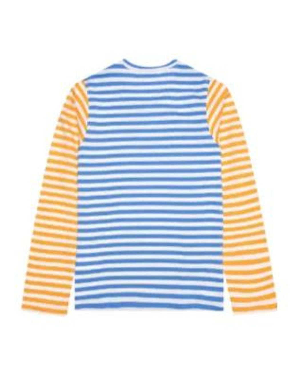 COMME DES GARÇONS PLAY Yellow Striped Long-Sleeve T-Shirt