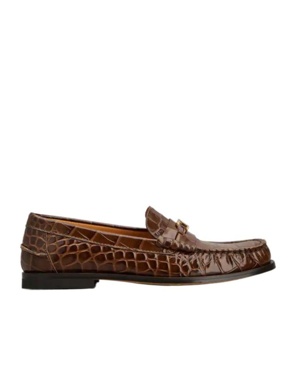 Tod's Brown Round-Toe Loafers