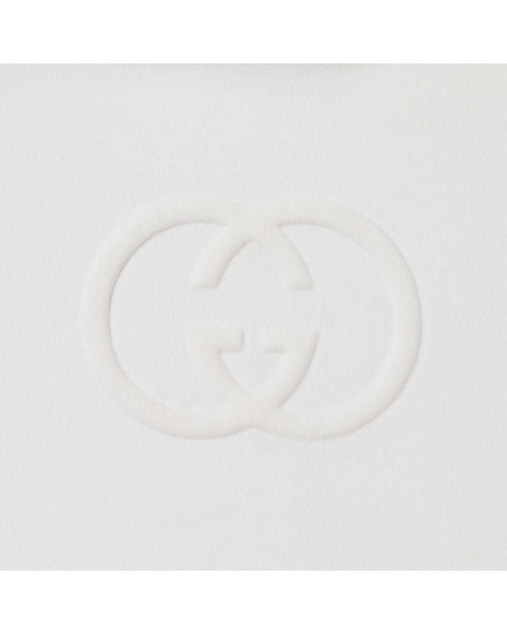 Gucci White Brushed Sweatshirt