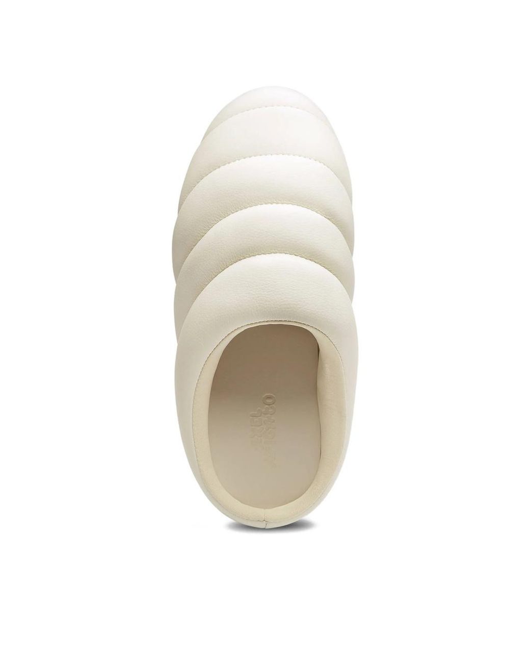 Axel Arigato White Round-Toe Slippers