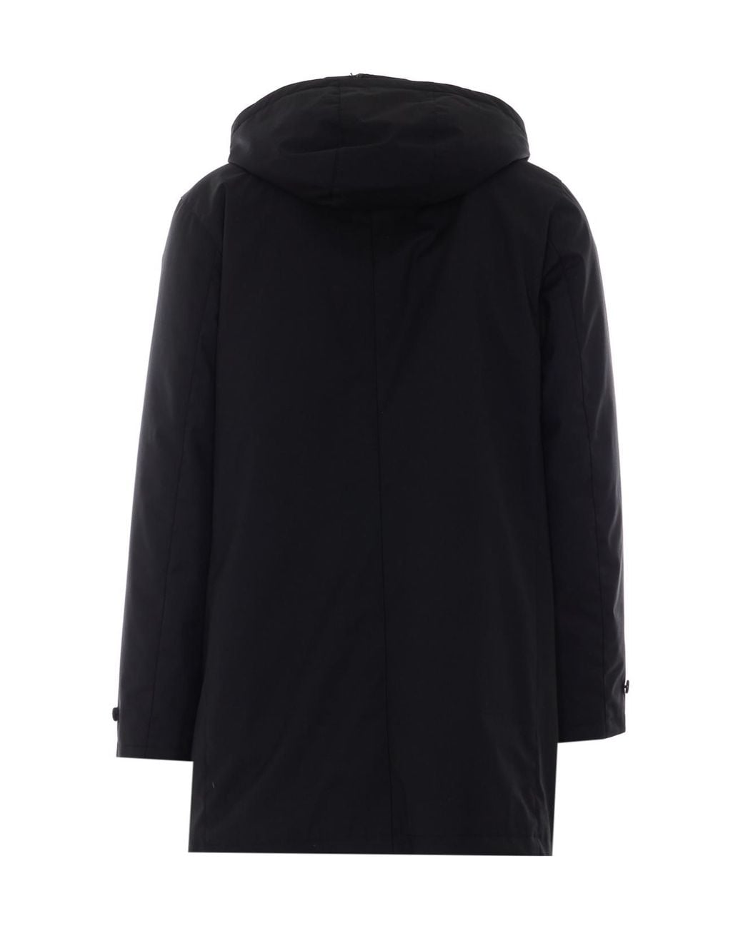 Add Blue Shieldrom Hooded Parka Coat for men