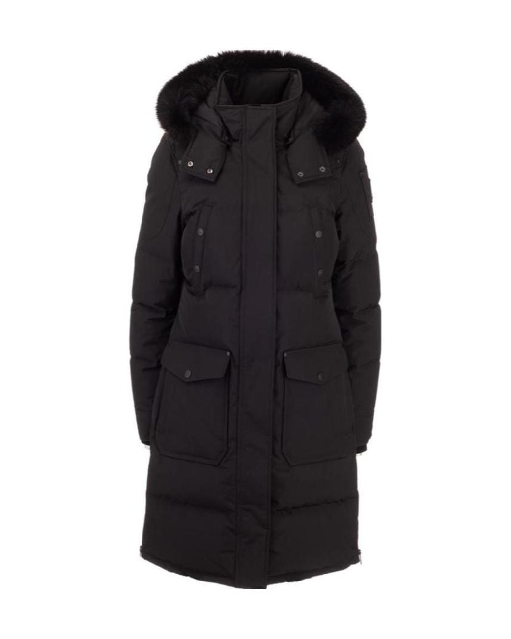 Moose Knuckles Black Causapscal Puffer Coat