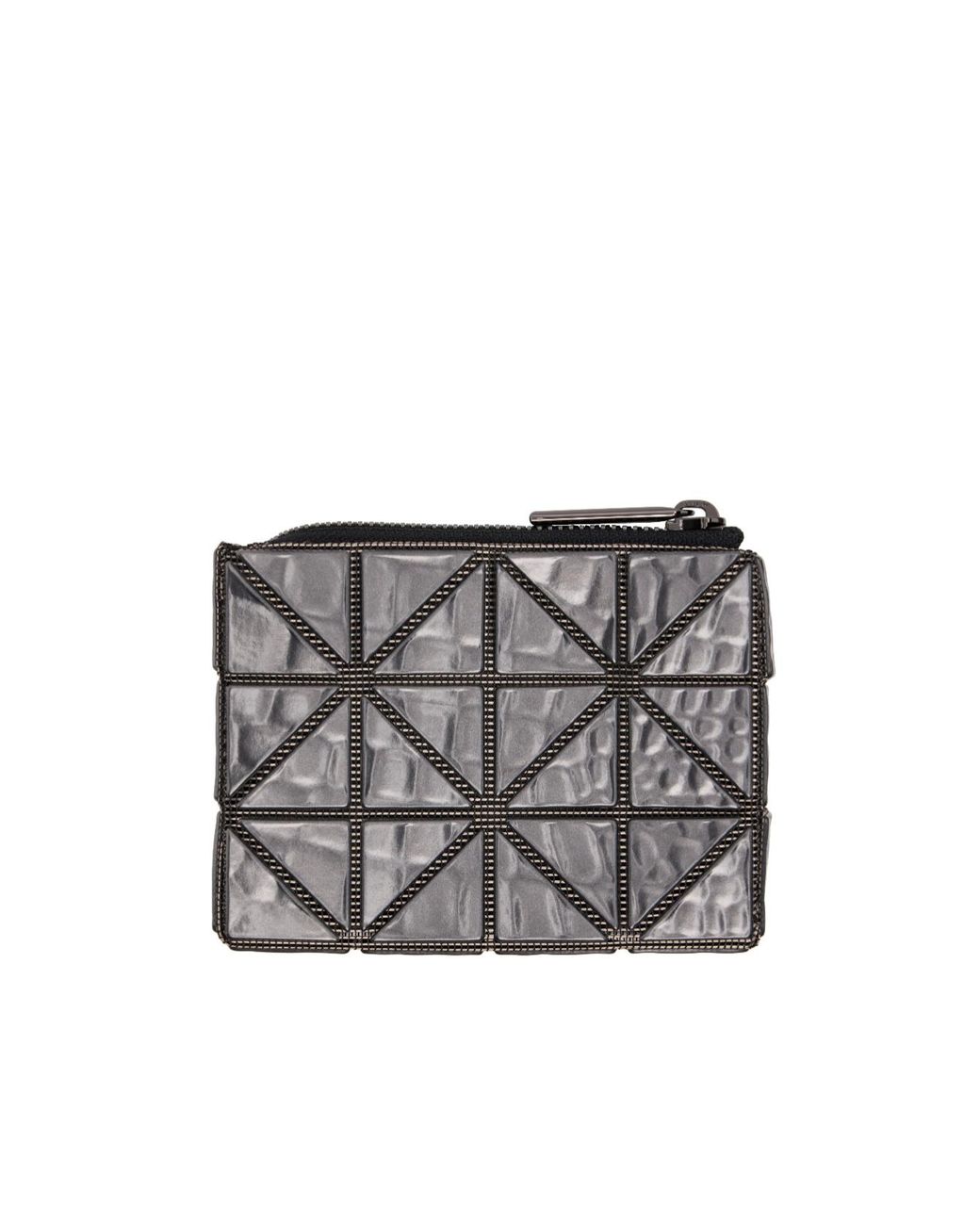 Issey Miyake Gray Zip Wallet