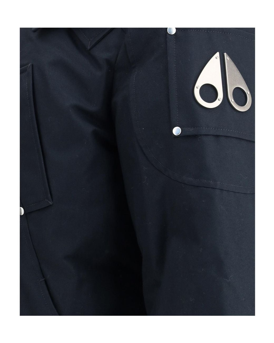 Moose Knuckles Blue Zip-Up Bomber Jacket for men