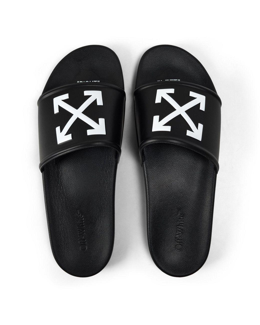 Off-White c/o Virgil Abloh Black Slip-On Slippers for men