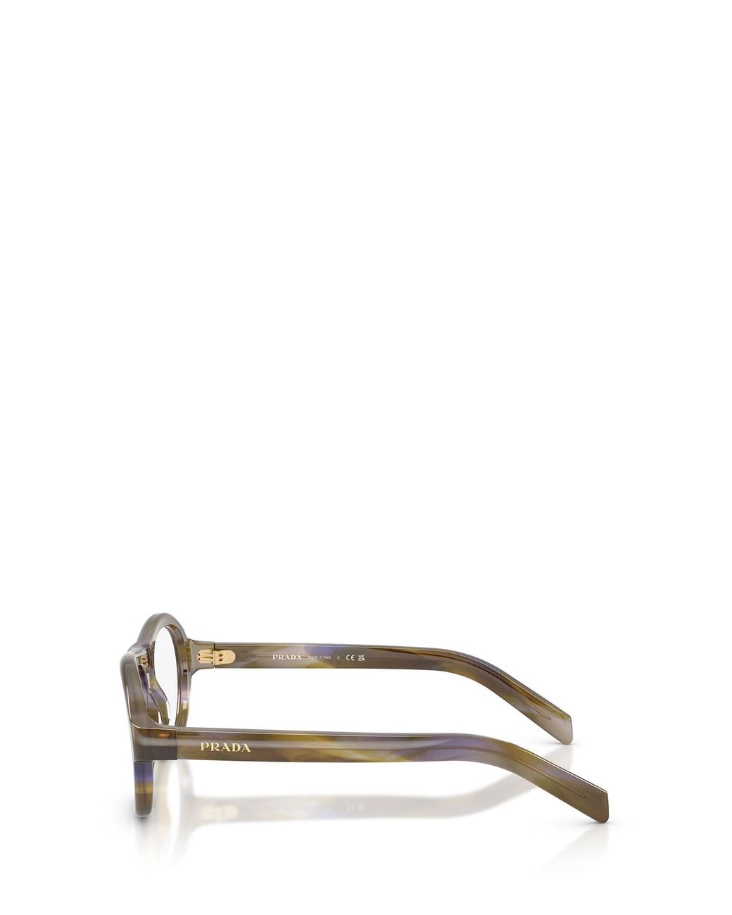 Prada Multicolor Eyewear Oval Frame Glasses