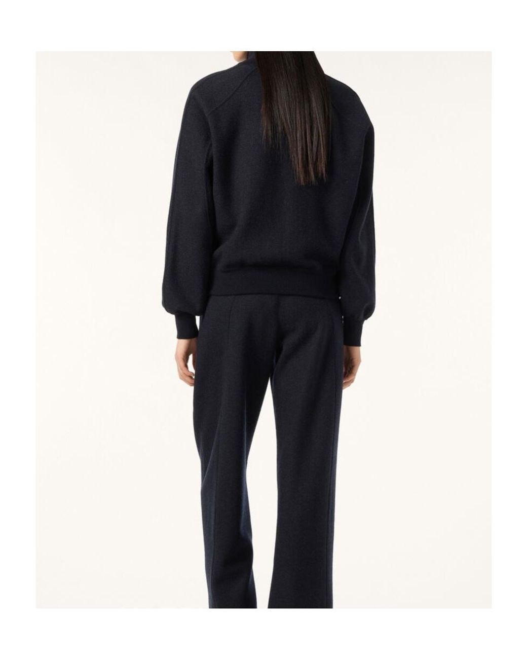 Loro Piana Blue Rio Bodro High-Neck Zip Bomber