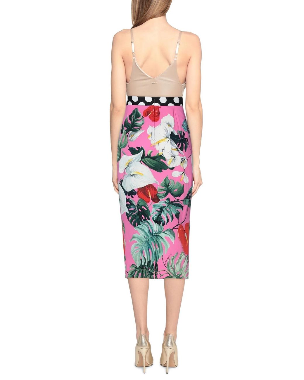 Dolce & Gabbana White Casual Floral Dress