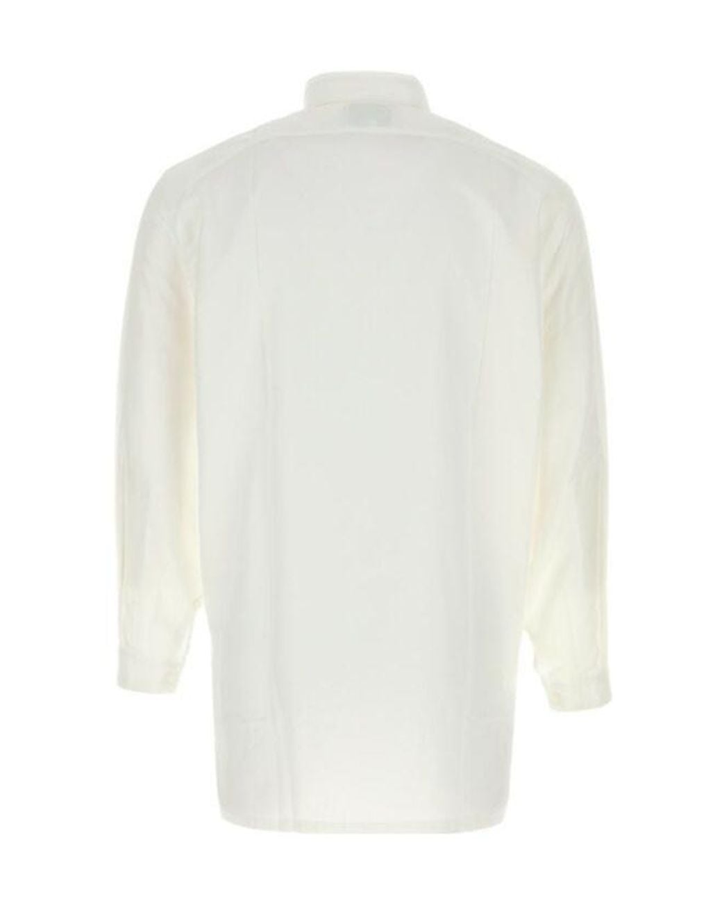 Setchu White Long-Sleeved Shirt for men