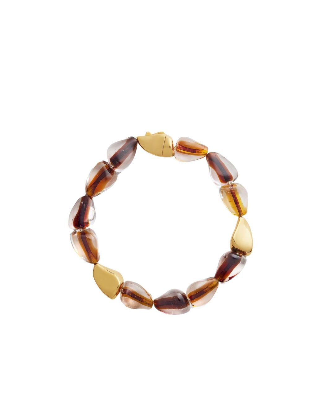 Bottega Veneta Metallic Prisma Necklace