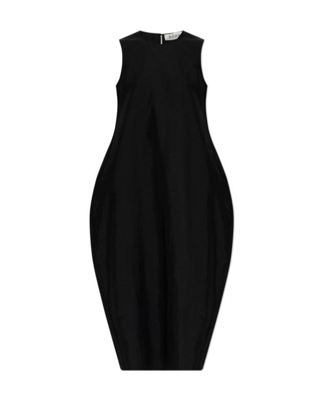 Rohe Black Loose Fit Sleeveless Dress
