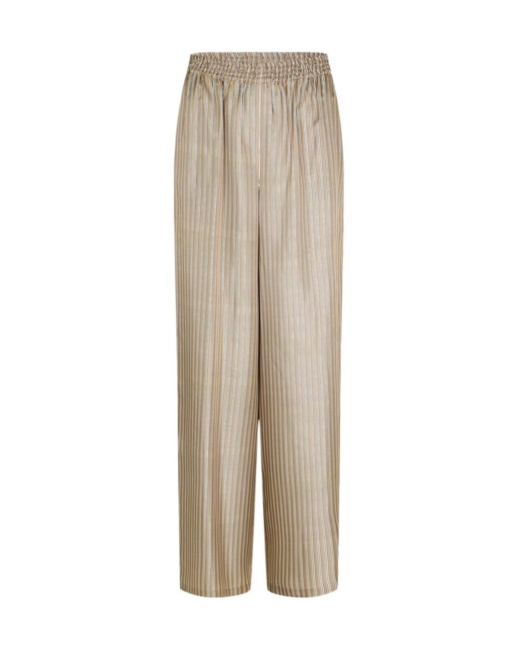 Max Mara Natural Wide Leg Casual Pants