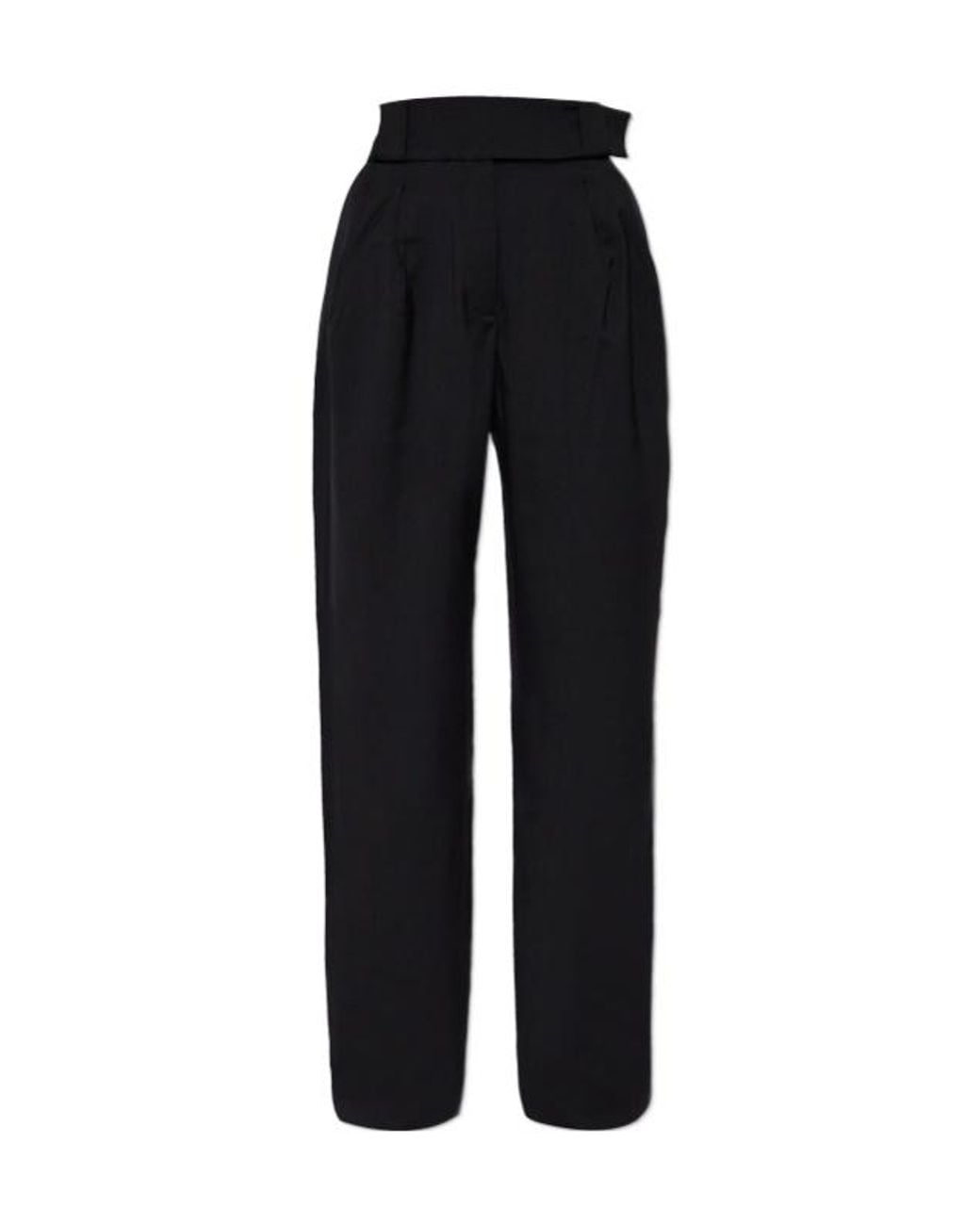 IRO Black Straight Casual Pants