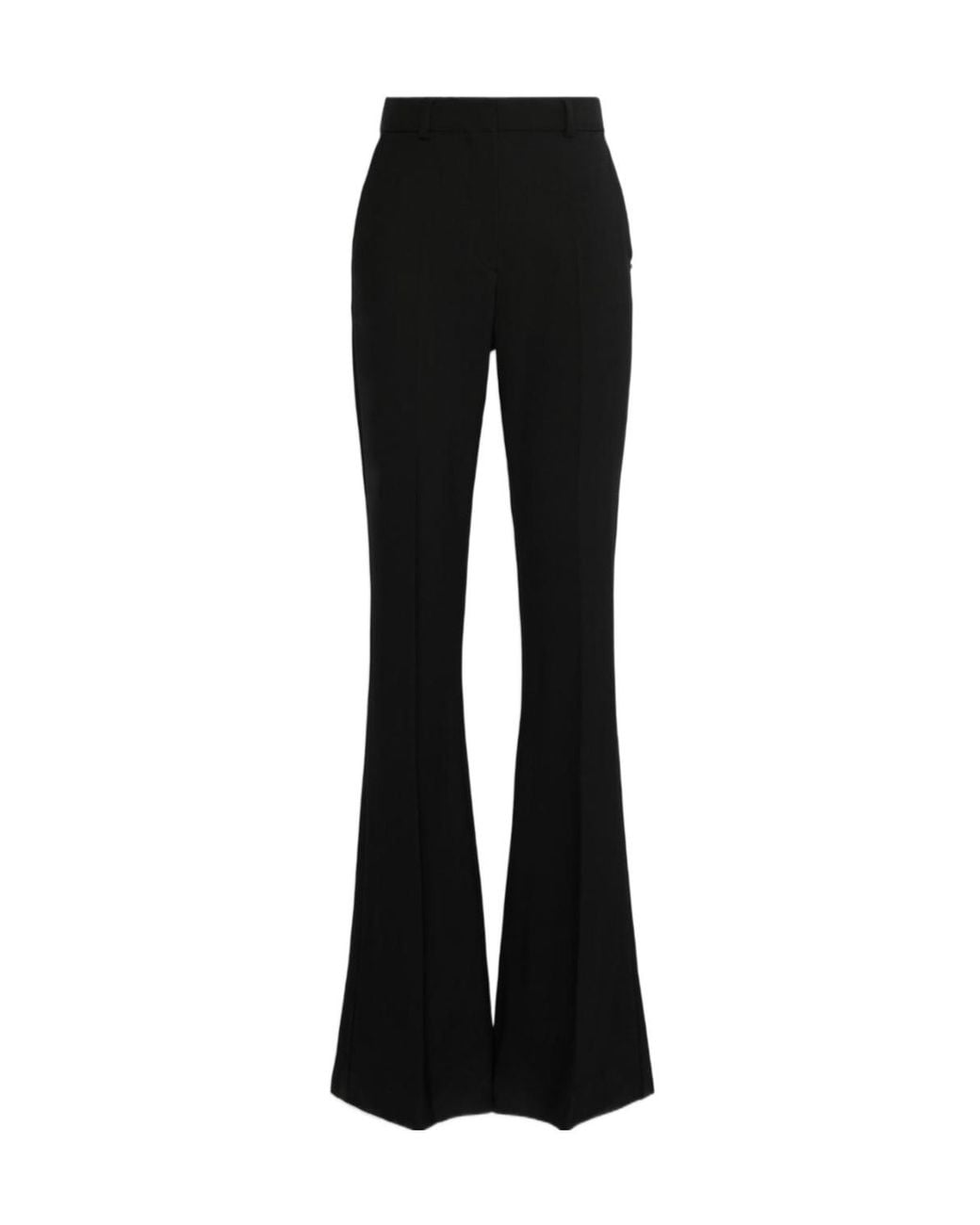 Sportmax Black Fede Flared Pants