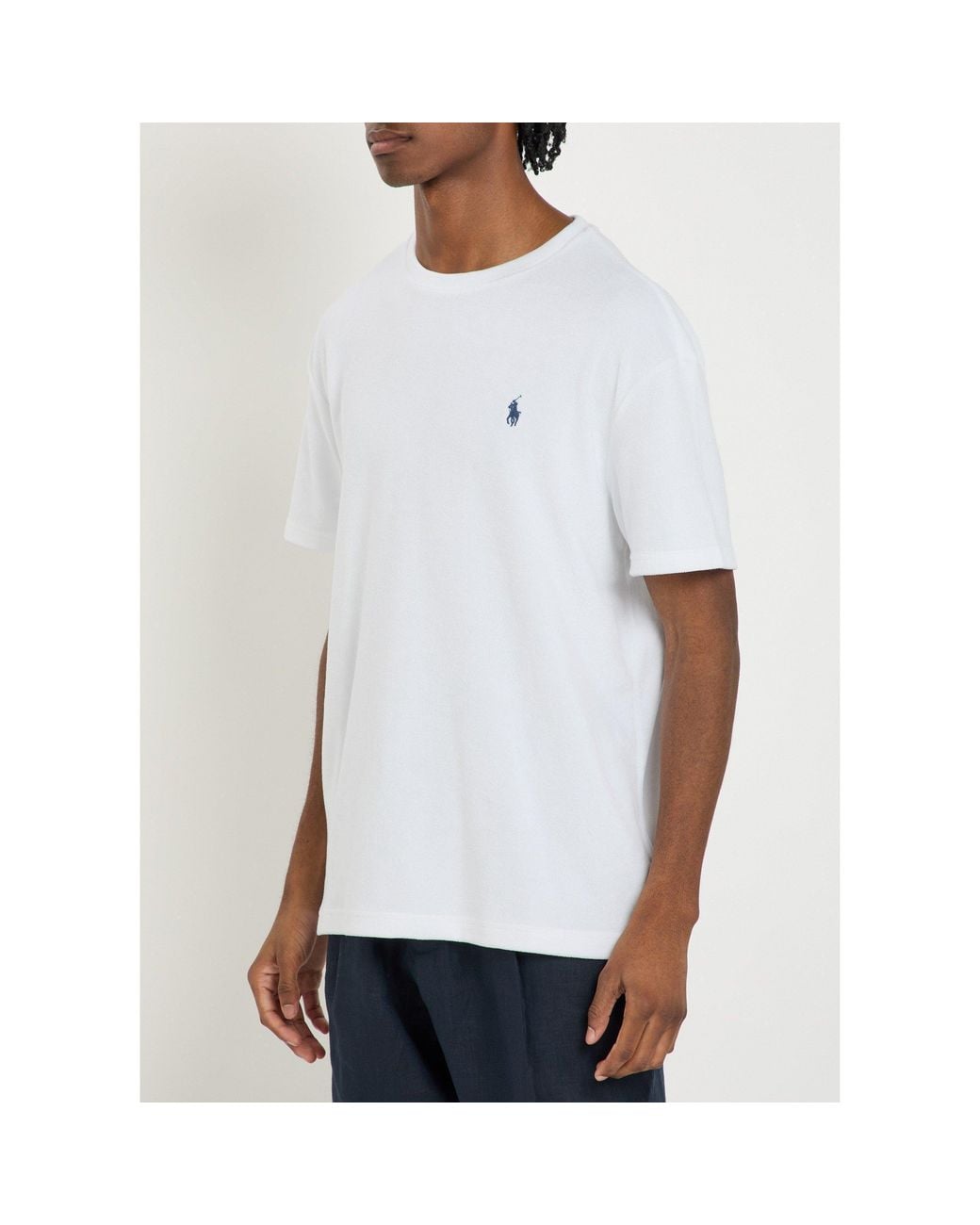 Polo Ralph Lauren White Cotton Logo T-Shirt for men