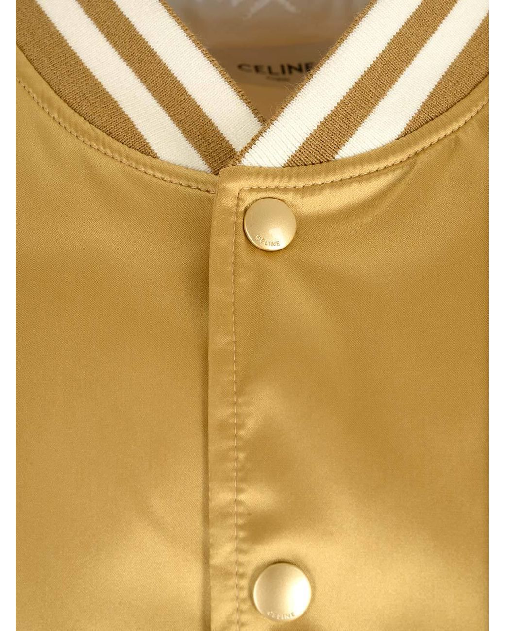 Céline Natural Embroidered Tiger Teddy Jacket for men